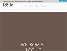 Tablet Screenshot of loelle.nl